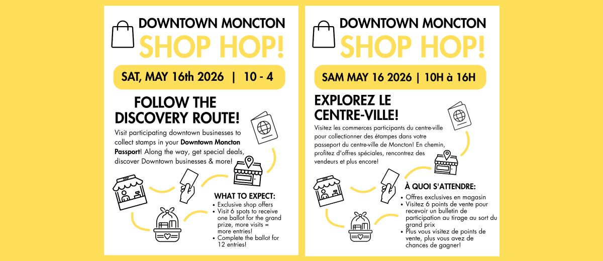 Downtown Moncton SHOP HOP!